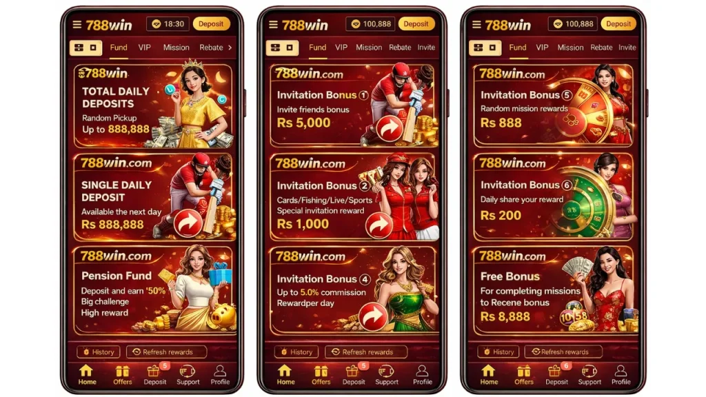 788 Win Game rewards