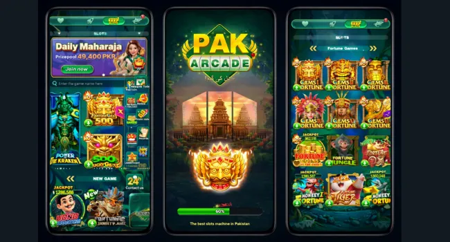 Pak Arcade Game Logo